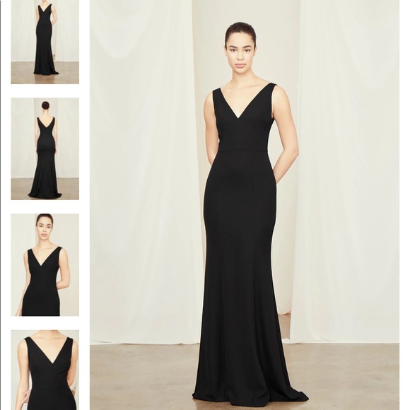 Amsale Dresses & Skirts - AMSALE Bella Bridesmaids “Sydney” Dress in “Fawn”